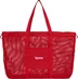Supreme Mesh Tote Bag - Red (front)