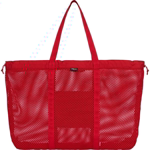 Supreme Mesh Tote Bag - Red (front)