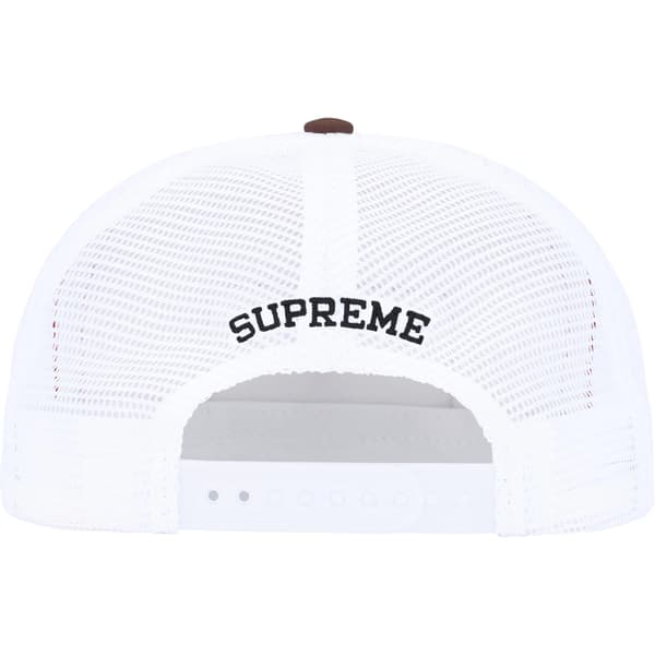 Supreme Mess Mesh Back 5-Panel - Brown (front)