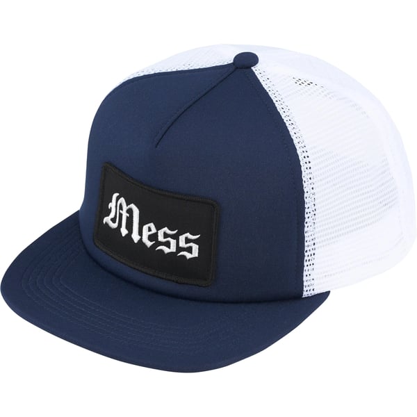 Supreme Mess Mesh Back 5-Panel - Navy (front)