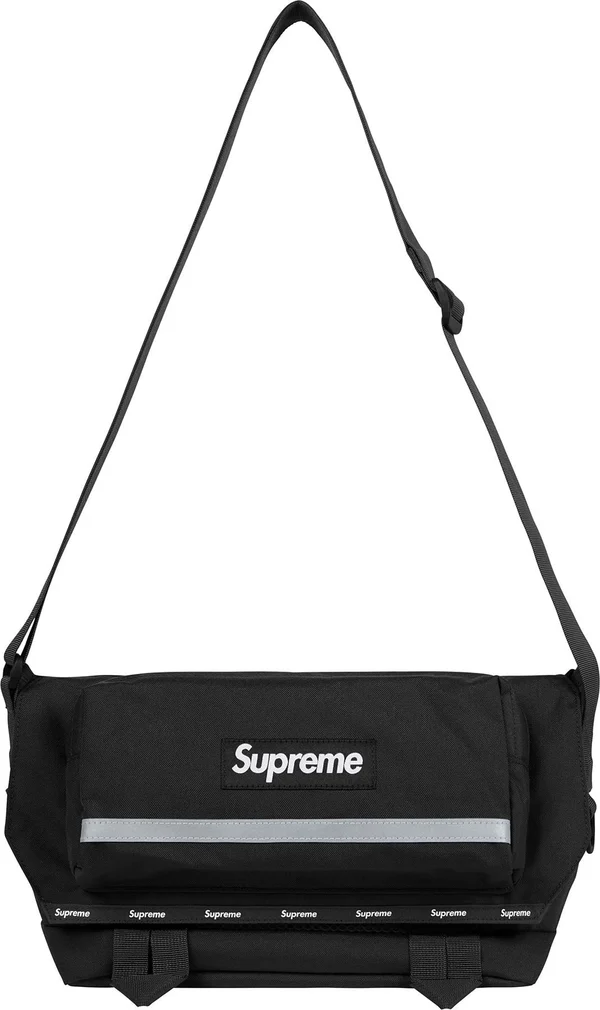 Supreme Messenger Bag - Black (front)