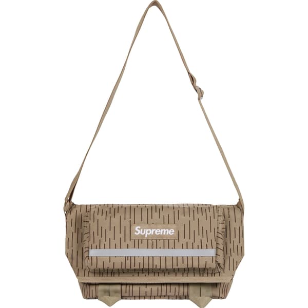 Supreme Messenger Bag - Tan Raindrop (front)
