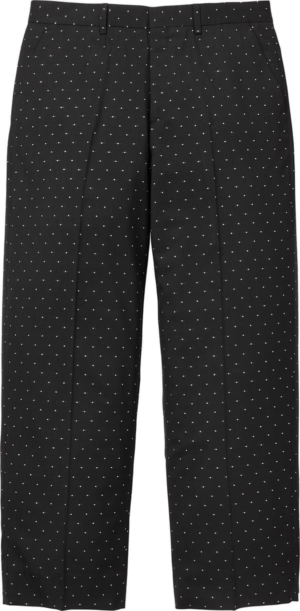 Supreme Metallic Dot Trouser - Black (front)