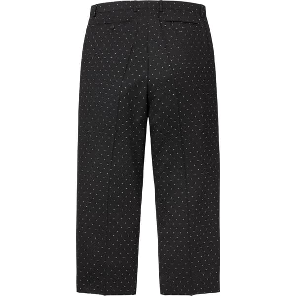 Supreme Metallic Dot Trouser - Black (front)