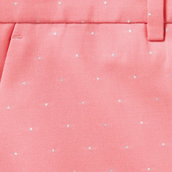 Supreme Metallic Dot Trouser - Pink (front)