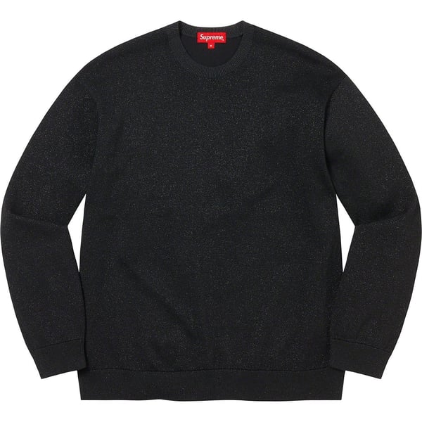 Supreme Metallic L/S Top - Black (front)