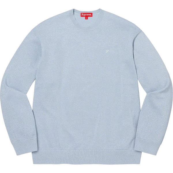 Supreme Metallic L/S Top - Light Slate (front)