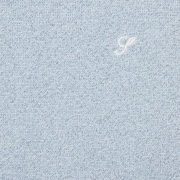 Supreme Metallic L/S Top - Light Slate (front)