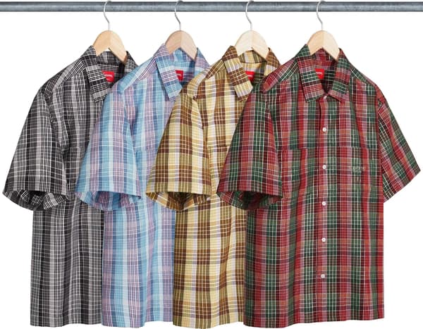 Supreme Metallic Plaid S/S Shirt - Product Image