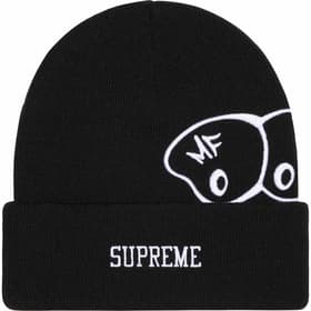 Supreme MF DOOM Beanie Black