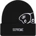Supreme MF DOOM Beanie - Black (front)