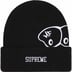 Supreme MF DOOM Beanie - Black (front)