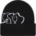 Supreme MF DOOM Beanie - Black (front)