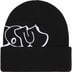 Supreme MF DOOM Beanie - Black (front)