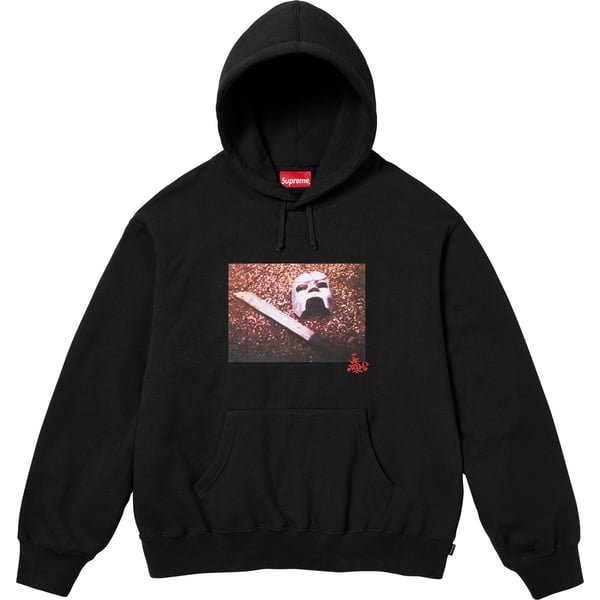 Supreme MF DOOM Hooded Sweatshirt - Black (front)