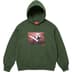 Supreme MF DOOM Hooded Sweatshirt - Dark Olive (front)