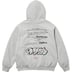 Supreme MF DOOM Hooded Sweatshirt - Heather Grey (front)