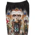 Supreme Michael Jackson Dangerous Mesh Short - Black (front)