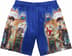 Supreme Michael Jackson Dangerous Mesh Short - Royal (front)