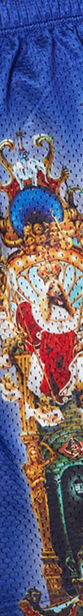 Supreme Michael Jackson Dangerous Mesh Short - Royal (front)