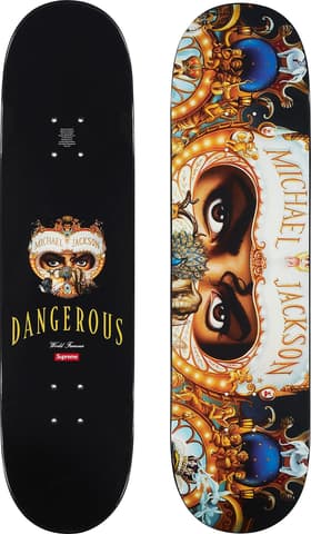 Supreme Michael Jackson Dangerous Skateboard 8.25" x 32"