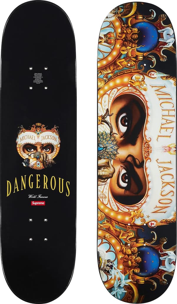 Supreme Michael Jackson Dangerous Skateboard - Product Image