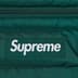 Supreme Micro Down Half Zip Hooded Pullover - Dark Green (front)
