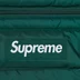 Supreme Micro Down Half Zip Hooded Pullover - Dark Green (front)