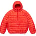 Supreme Micro Down Half Zip Hooded Pullover - Dark Orange (front)