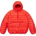 Supreme Micro Down Half Zip Hooded Pullover - Dark Orange (front)