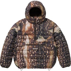 Supreme Micro Down Half Zip Hooded Pullover Deer