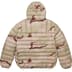 Supreme Micro Down Half Zip Hooded Pullover - Desert Camo (front)
