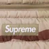Supreme Micro Down Half Zip Hooded Pullover - Desert Camo (front)