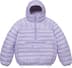 Supreme Micro Down Half Zip Hooded Pullover - Lilac (front)