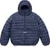 Supreme Micro Down Half Zip Hooded Pullover - Navy (front)
