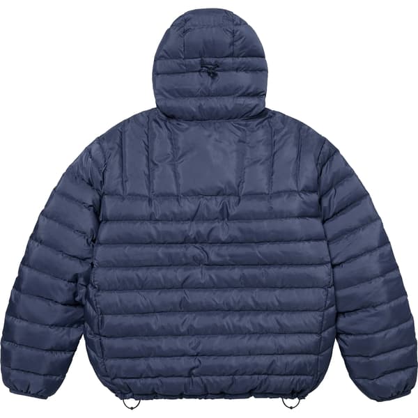 Supreme Micro Down Half Zip Hooded Pullover - Navy (front)