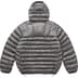 Supreme Micro Down Half Zip Hooded Pullover - Silver (front)