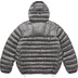 Supreme Micro Down Half Zip Hooded Pullover - Silver (front)