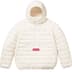 Supreme Micro Down Half Zip Hooded Pullover - White (front)