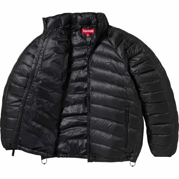 Supreme Micro Down Jacket - Black (front)