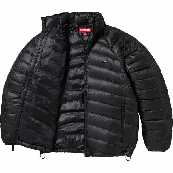 Supreme Micro Down Jacket - Black (front)