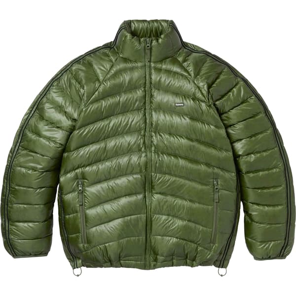 Supreme Micro Down Jacket - Olive (front)