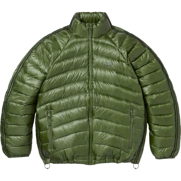 Supreme Micro Down Jacket - Olive (front)