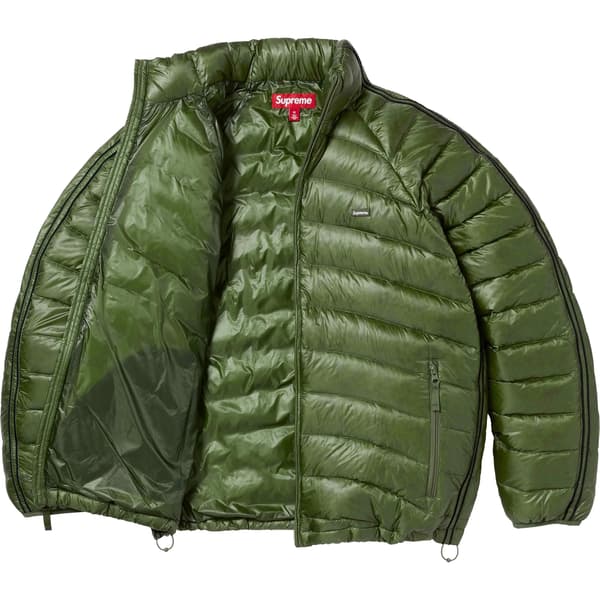 Supreme Micro Down Jacket - Olive (front)