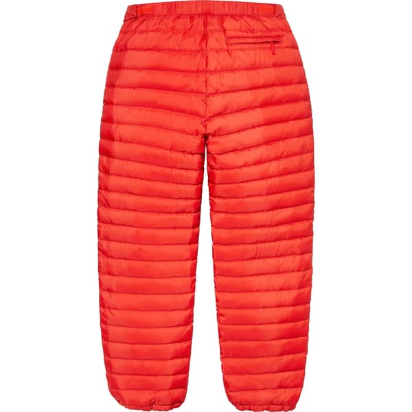 Supreme Micro Down Pant - Dark Orange (front)