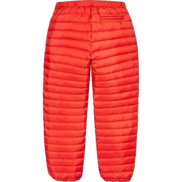 Supreme Micro Down Pant - Dark Orange (front)