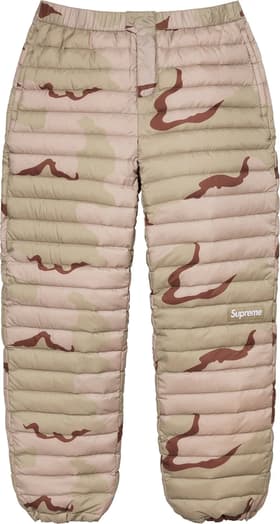 Supreme Micro Down Pant Desert Camo