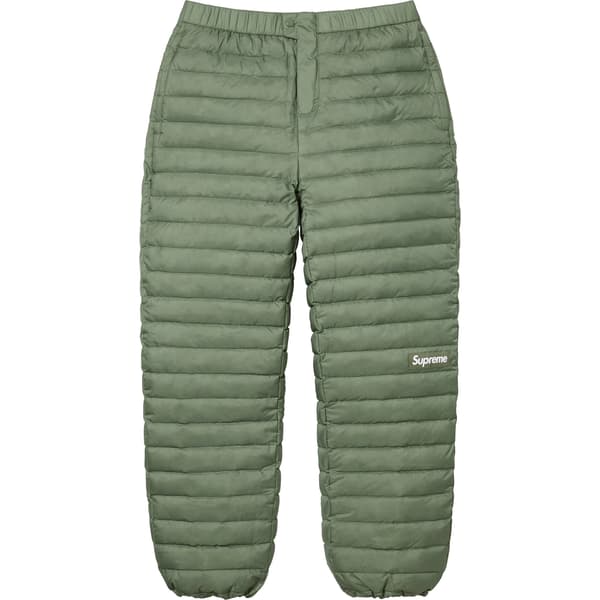Supreme Micro Down Pant - Olive (front)