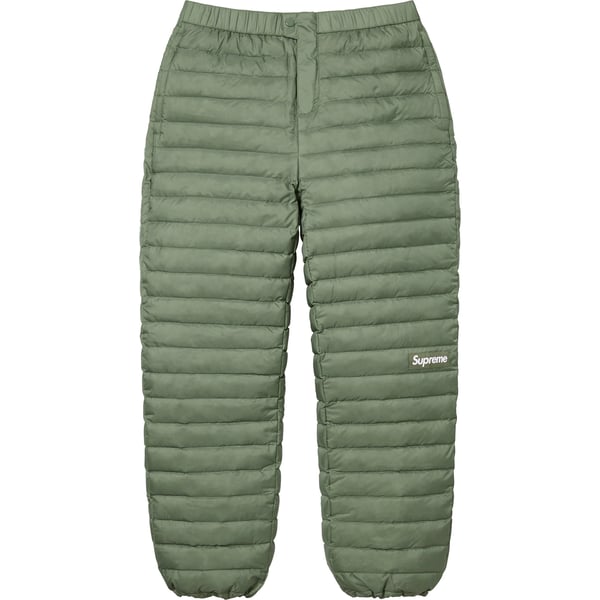 Supreme Micro Down Pant - Olive (front)