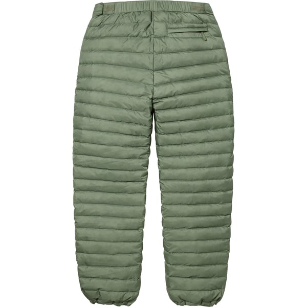 Supreme Micro Down Pant - Olive (front)